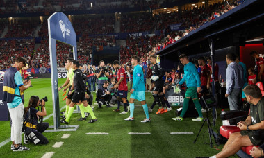 Pamplona, Spain. 3th Sep 2023. Sports. Football/Soccer.Football match of La Liga EA Sports between CA Osasuna and FC Bar