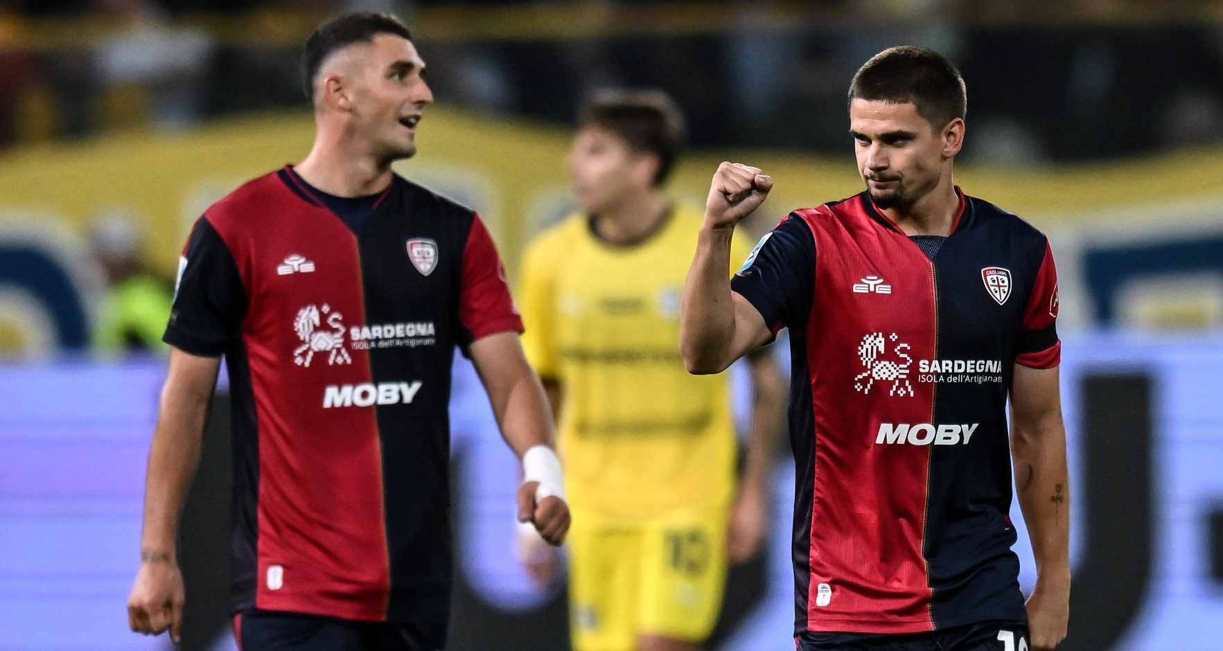 Reacția lui Răzvan Marin după ce a înscris în Parma - Cagliari 2-3