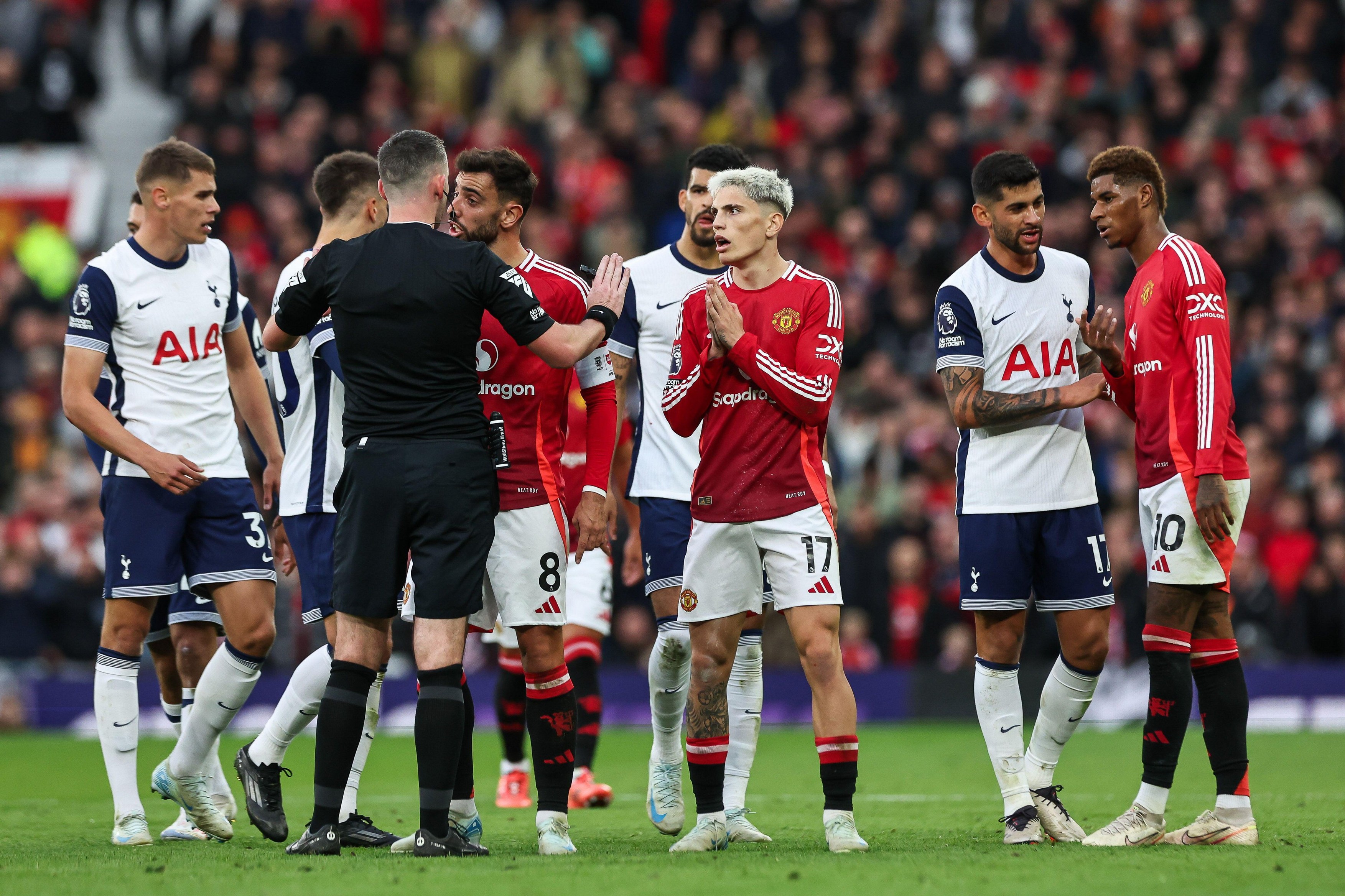 Cartonașul roșu din Manchester United - Tottenham a fost anulat. Decizia Federației din Anglia