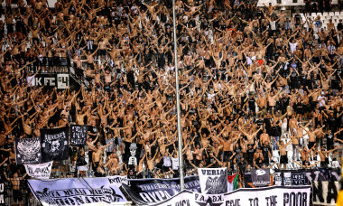 UEFA Europa League Play-off First Leg, Toumba Stadium, Thessaloniki, Greece 22/8/2024 PAOK vs Shamrock Rovers A view of