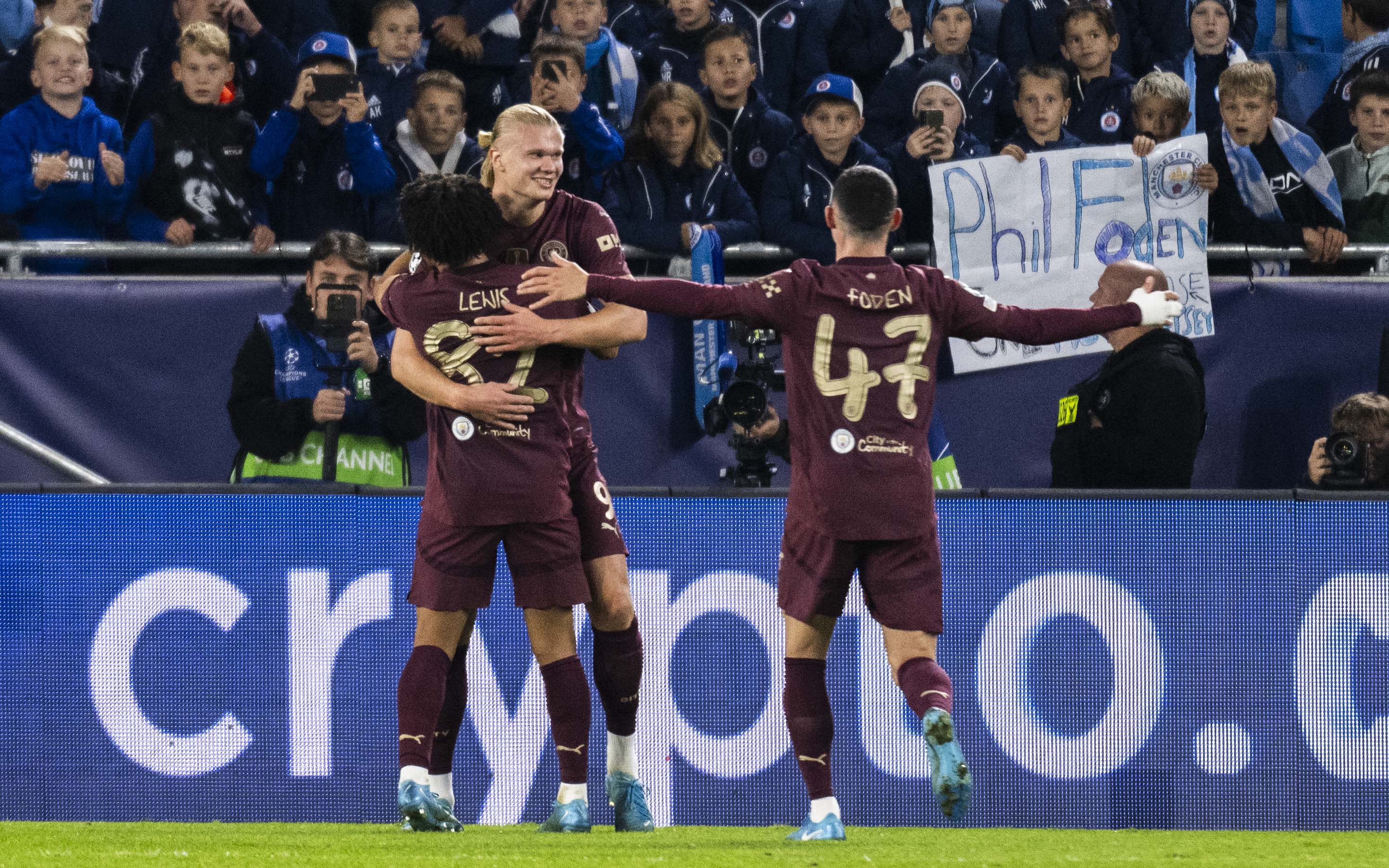 Slovan Bratislava - Manchester City 0-4. ”Cetățenii” înving fără probleme campioana Slovaciei