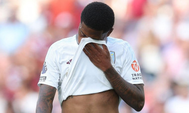 London, UK. 17th Aug, 2024. Aston Villa's Leon Bailey during the Premier League match at the London Stadium, London. Picture credit should read: Paul Terry/Sportimage Credit: Sportimage Ltd/Alamy Live News