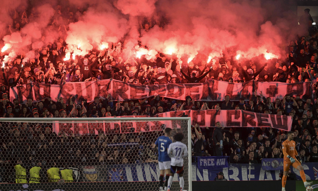 FOOTBALL : Glasgow Rangers Vs Olympique Lyonnais - Ligue Europa - 03/10/2024