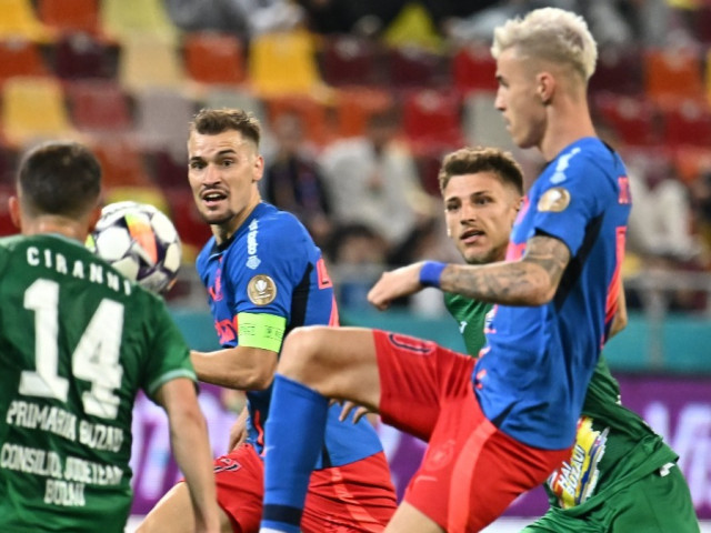 FCSB – Gloria Buzău 3-2. Popescu și Bîrligea duc formația ”roș-albastră” la doar două puncte de play-off