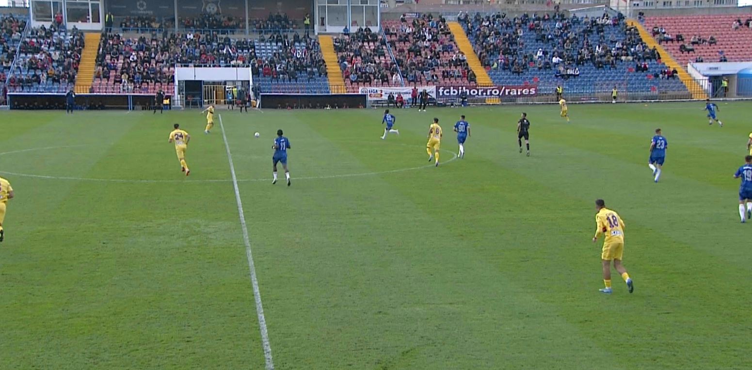 FC Bihor - FCU Craiova 1-1. Oltenii nu au mai câștigat de trei etape