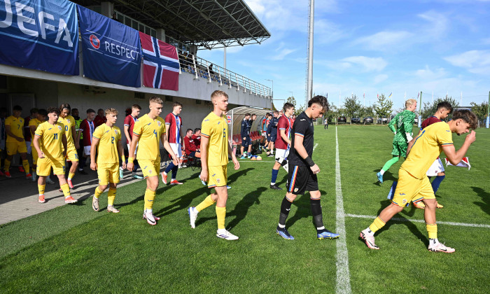 FOTBAL:ROMANIA U19-NORVEGIA U19, TURNEU PREGATIRE UEFA (9.10.2024)