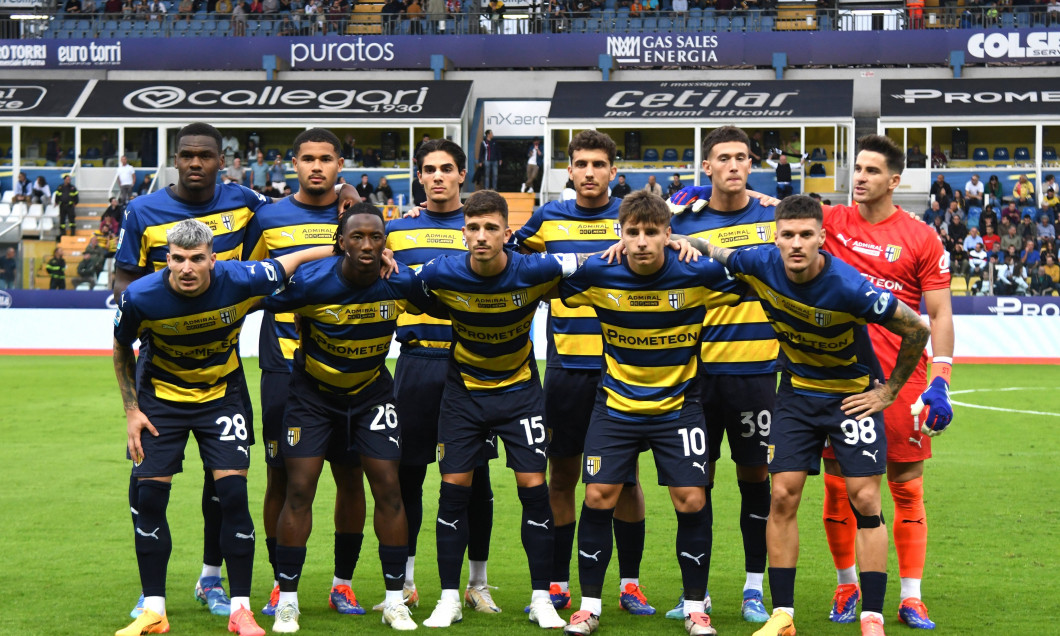 PARMA SQUADRA, team group, Mannschaftsbild, Totale LINE UP: ANGE YOAN BONNY, SIMON SOHM, MATTEO CANCELLIERI, BOTOND BALO