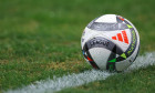 Budapest, Hungary, 9th September 2024. An Adidas Labda Official UEFA Nations League matchball during the UEFA Nations Le