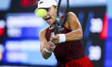 WUHAN, CHINA - OCTOBER 09: Jaqueline Cristian of Romania competes in the Women s Singles Round of 32 match against Zheng