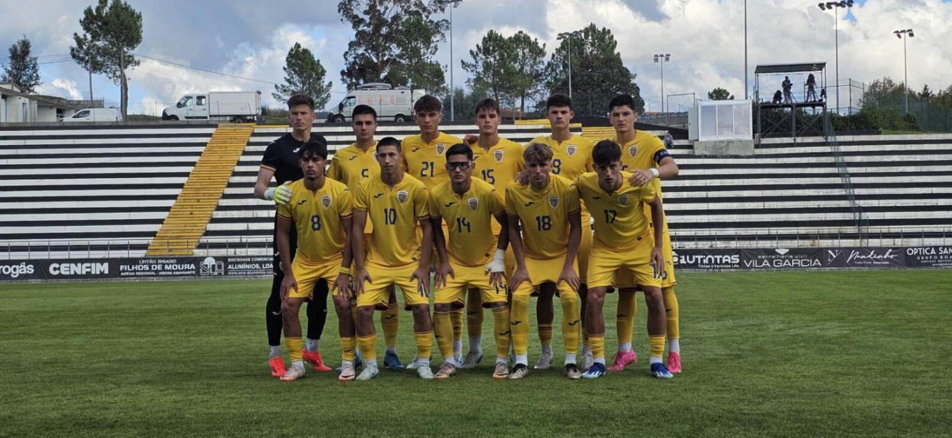 România U18, înfrângere contra Portugaliei