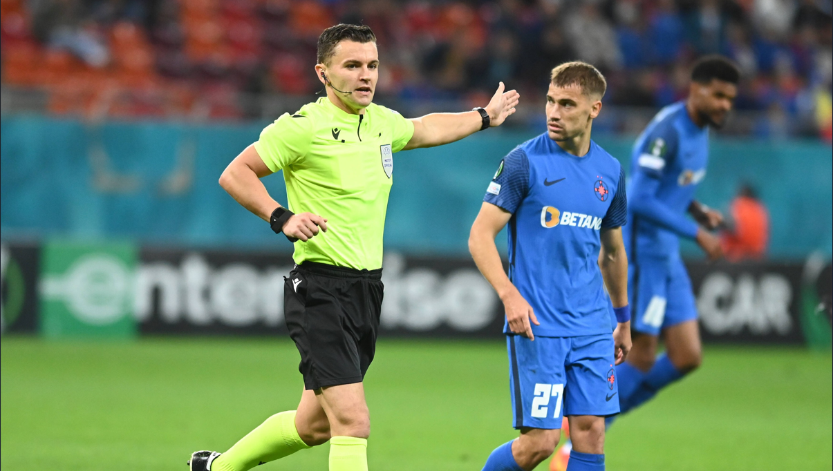 UEFA a anunțat arbitrul partidei Lituania-România. A fost martor la coșmarul FCSB-ului