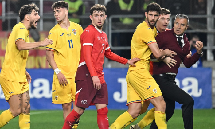 FOTBAL:ROMANIA U21-ELVETIA U21, PRELIMINARIILE UEFA EURO 2025 (15.10.2024)