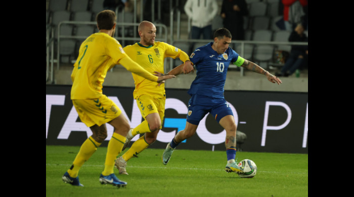 Foto | Lituania - România 1-2. Succes chinuit la Kaunas. ”Tricolorii”,  victorii pe bandă rulantă în Liga Națiunilor
