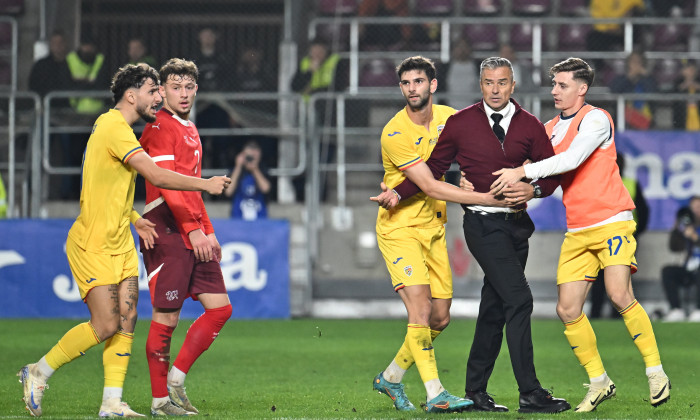 FOTBAL:ROMANIA U21-ELVETIA U21, PRELIMINARIILE UEFA EURO 2025 (15.10.2024)