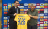 Bucharest, Romania. 6th Aug, 2024: Mircea Lucescu (L), the new coach of the Romanian National Football Team, is presented during a press conference by the Romanian Football Federation. Credit: Lucian Alecu/Alamy Live News