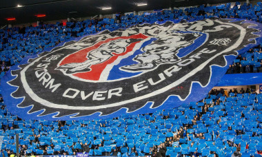 Ibrox Stadium, Glasgow, UK. 3rd Oct, 2024. UEFA Europa League Football, Rangers versus Lyon; Rangers fans display Credit: Action Plus Sports/Alamy Live News