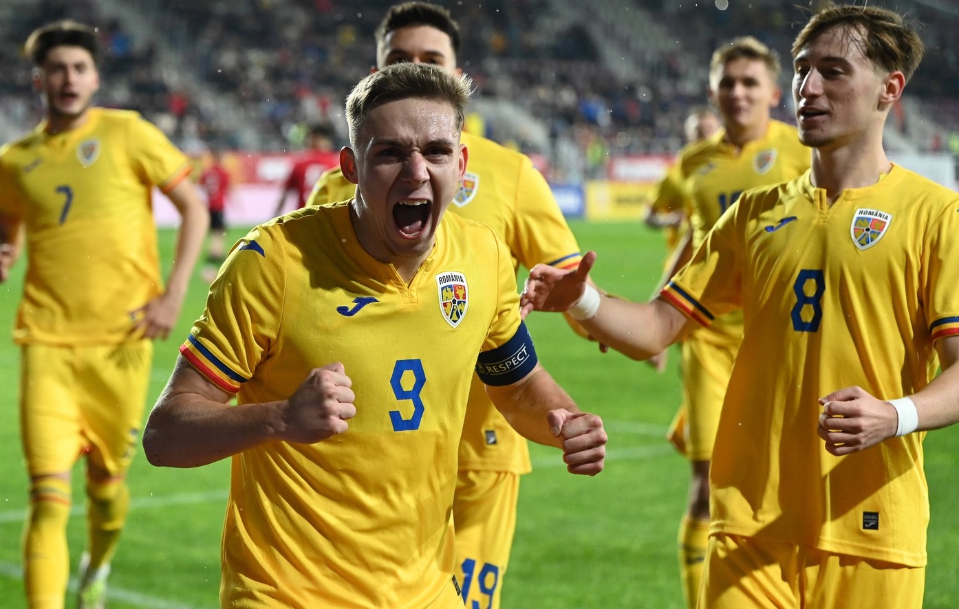 UEFA a postat eurogolul României U21 pe pagina oficială! Cele 3 cuvinte folosite