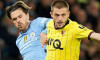 Manchester, UK. 24th Sep, 2024. Giorgi Chakvetadze of Watford holds off Jack Grealish of Manchester City during the Carabao Cup match at the Etihad Stadium, Manchester. Picture credit should read: Andrew Yates/Sportimage Credit: Sportimage Ltd/Alamy Live