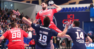 Handball : EHF Champions Ligue 2023 - Match "PSG HB - CS Dinamo Bucarest (33-26)" à Bucarest