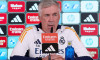 Madrid, Spain. 04th Oct, 2024. Carlo Ancelotti, the head coach of Real Madrid CF speaks during a press conference on the eve of the 2024/2025 La Liga EA Sports week 9 football match between Real Madrid CF and Villarreal CF at Ciudad Real Madrid. Credit: S