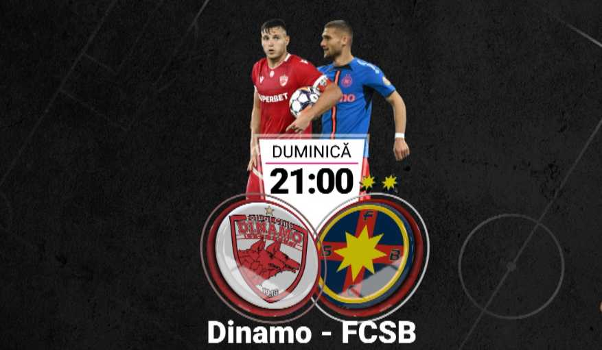 Dinamo - FCSB 0-0, ACUM, DGS 1. Primul episod al ”Eternului Derby”, în acest sezon