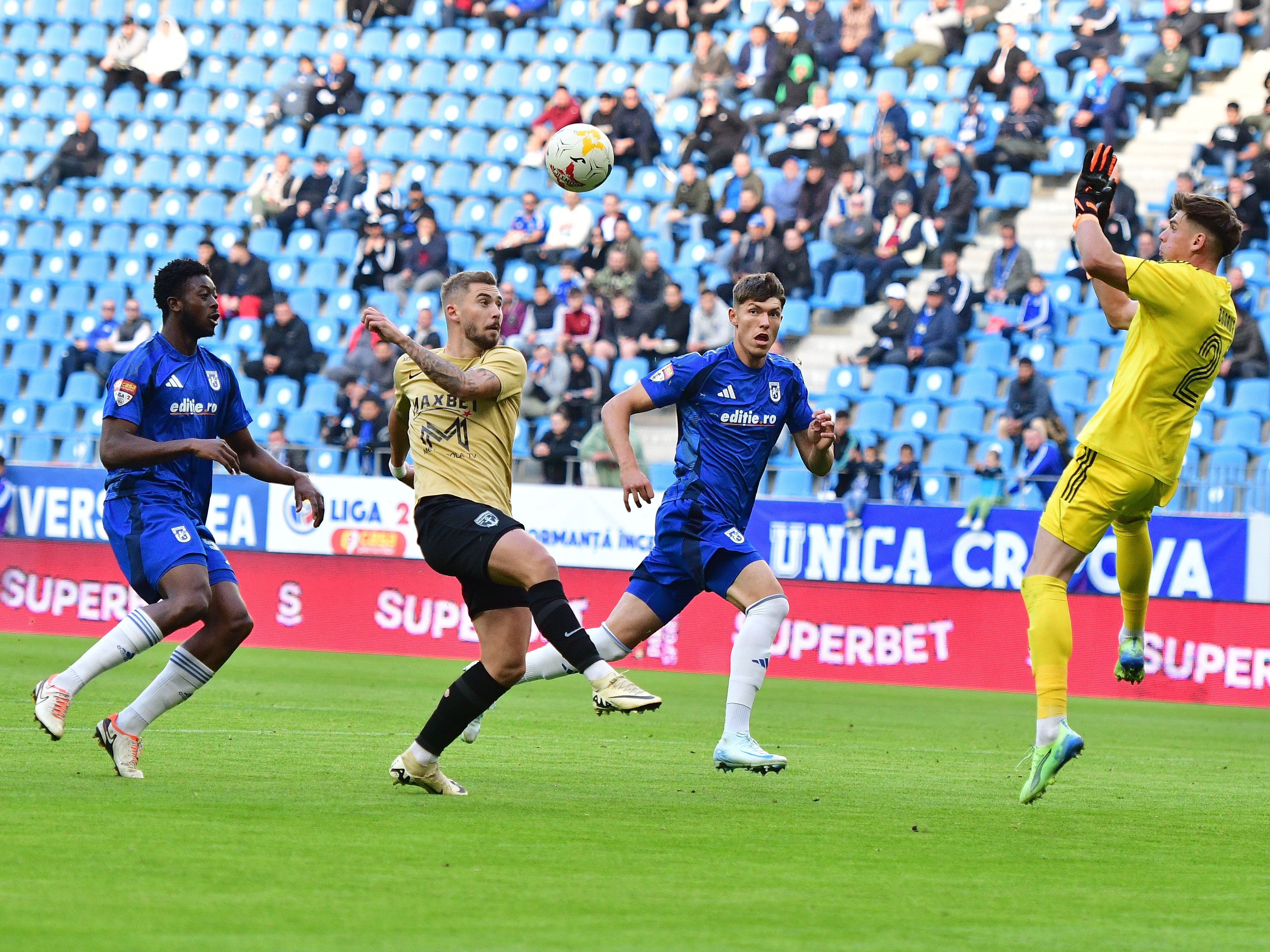 FCU Craiova - FC Voluntari 0-0. Ilfovenii au urcat pe loc de play-off