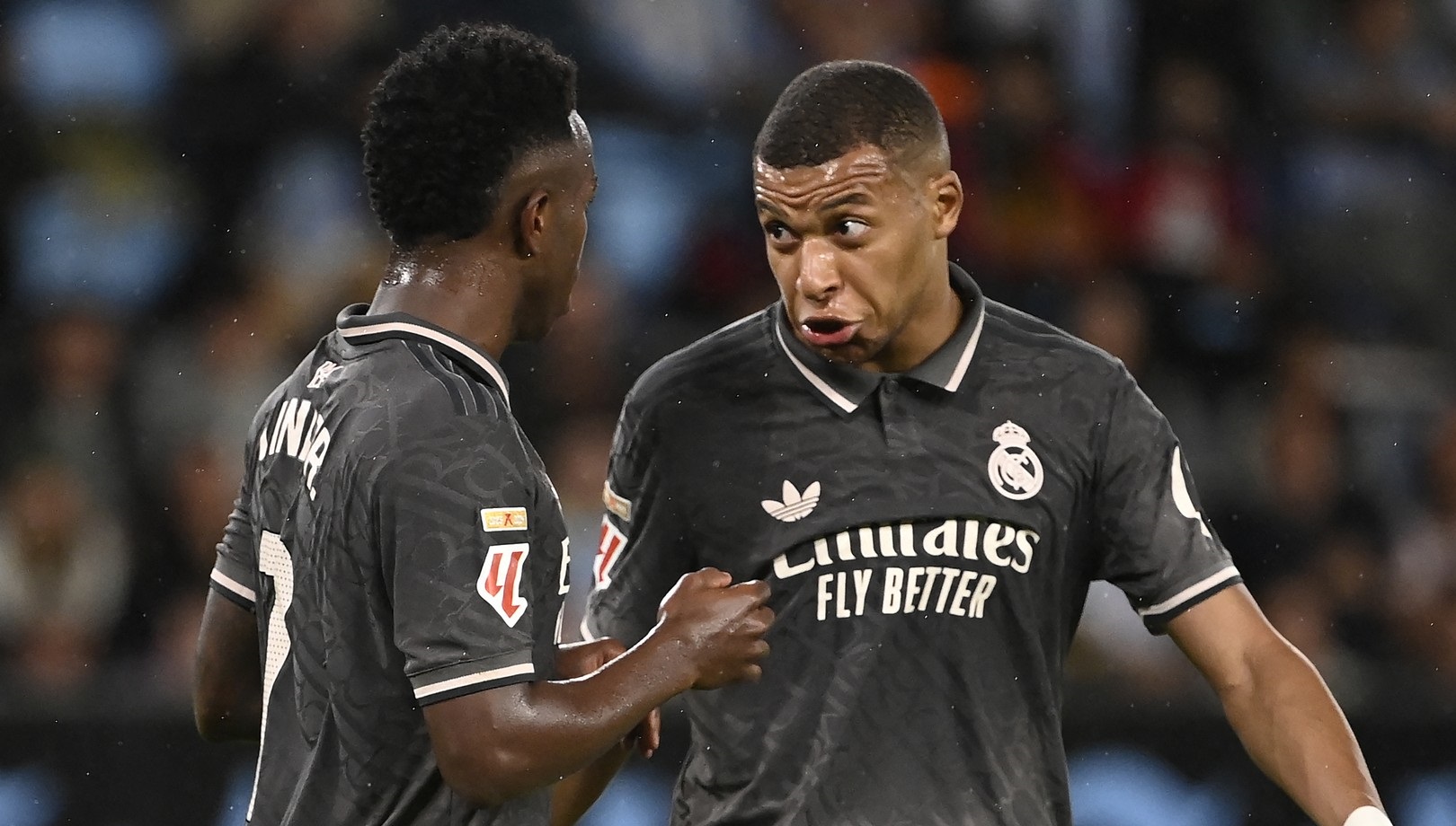 Dialogul dintre Mbappe și Vinicius din meciul cu Celta Vigo: Vezi ce se întâmplă când șutezi!?