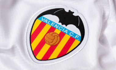 Close up of Valencia CF jersey 2019/20