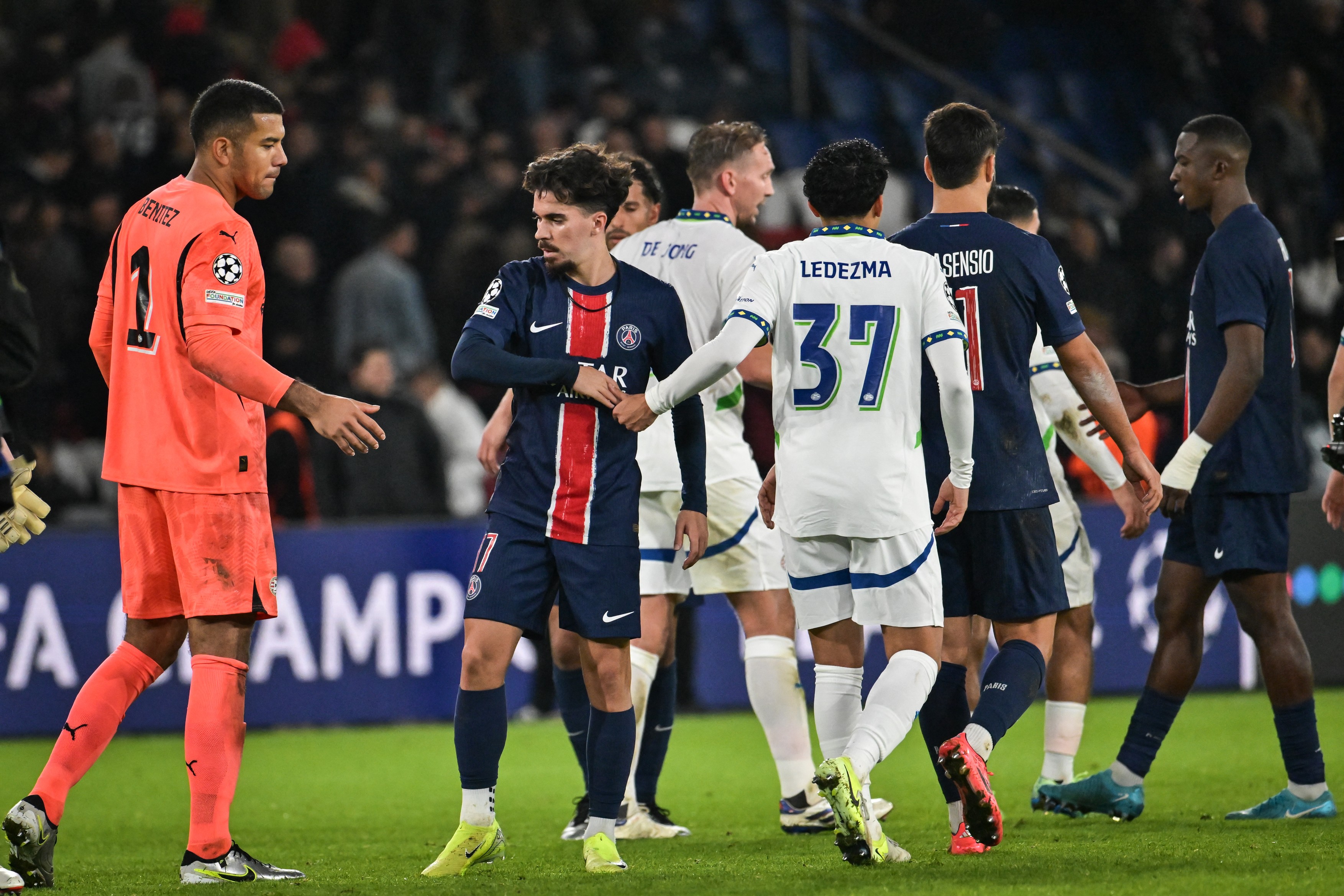 PSG - PSV 1-1. Francezii și olandezii s-au anulat reciproc