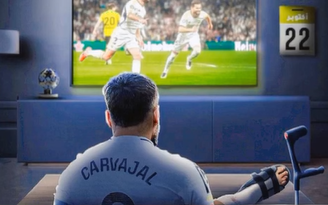 Dani Carvajal a văzut de pe canapea Real Madrid - Borussia Dortmund și a scris 4 cuvinte pe internet