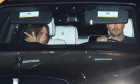 *EXCLUSIVE* David &amp; Victoria Beckham keep a low profile as they step out to dinner in Malibu at Nobu - ** WEB MUST CALL FOR PRICING **