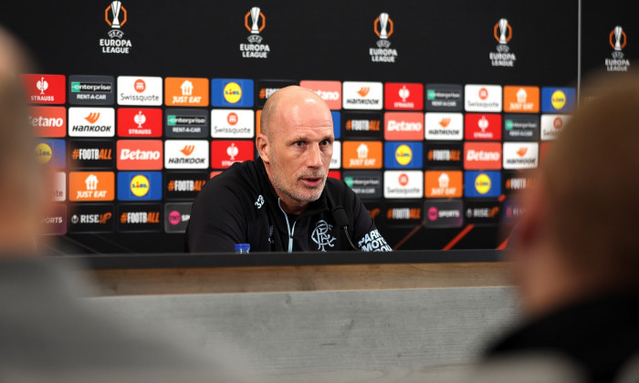 Rangers training session and press conference, UEFA Europa League, The Rangers Training Centre, Glasgow, Scotland, UK - 23 Oct 2024