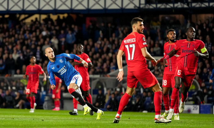 Rangers v FCSB, UEFA Europa League, Group Stage, Football, Ibrox Stadium, Glasgow, Scotland, UK, 24 Oct 2024