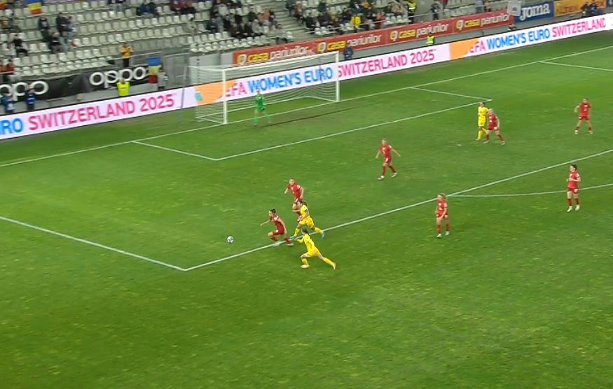 România F - Polonia F 1-0, ACUM, DGS 1. GOOOL! Ioana Bălăceanu a deschis scorul pe Arcul de Triumf