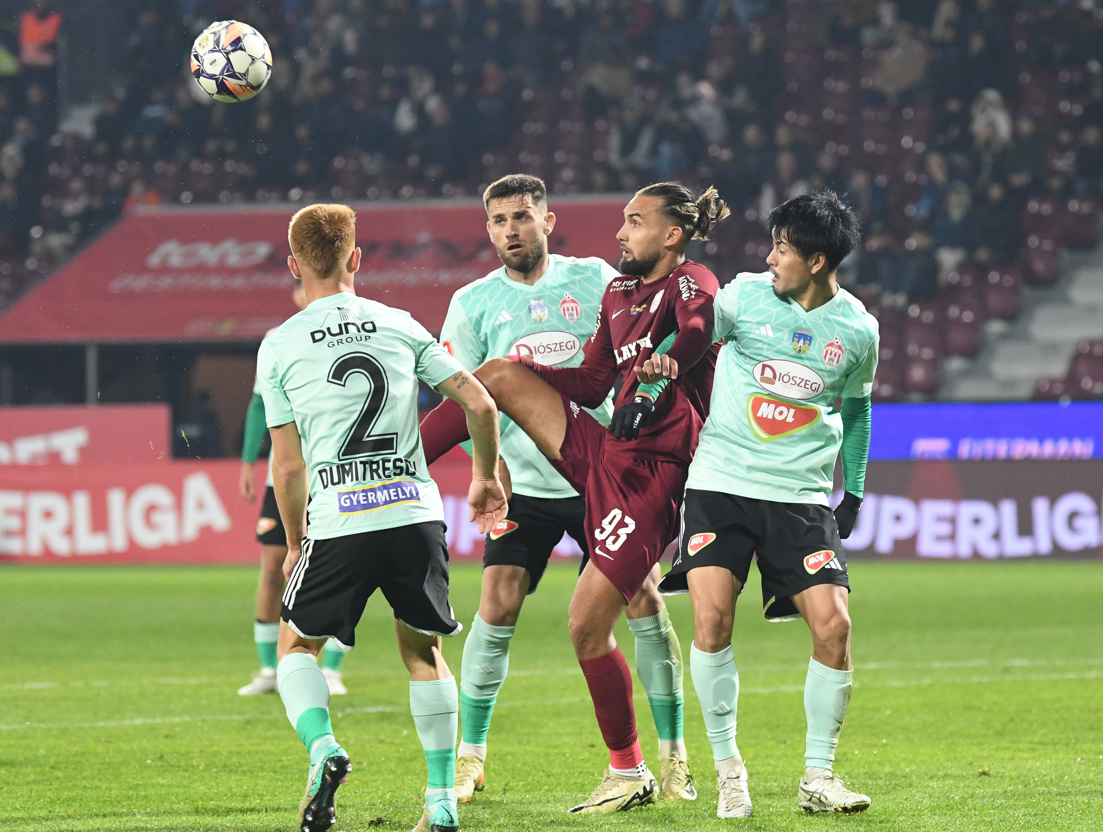 CFR Cluj - Sepsi 1-2, ACUM pe DGS 1. GOOOL! Covăsnenii revin în avantaj, după doar 3 minute