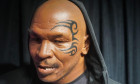 Wax figure of American boxer Mike Tyson,Polonia Wax Museum, Krakow, Poland