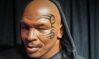 Wax figure of American boxer Mike Tyson,Polonia Wax Museum, Krakow, Poland