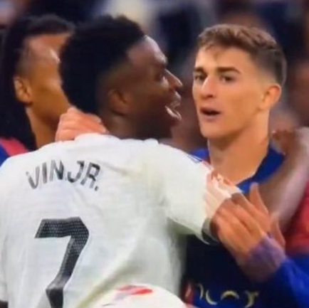 Umilit de Gavi pe gazon, Vinicius i-a dat o replică memorabilă în ”El Clasico”