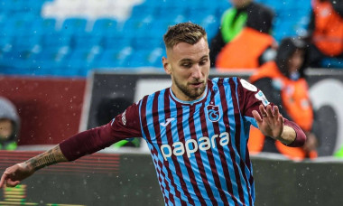 Denis Dragus of Trabzonspor during the Turkish Super league match between Trabzonspor and Basaksehir FK at Papara Stadiu