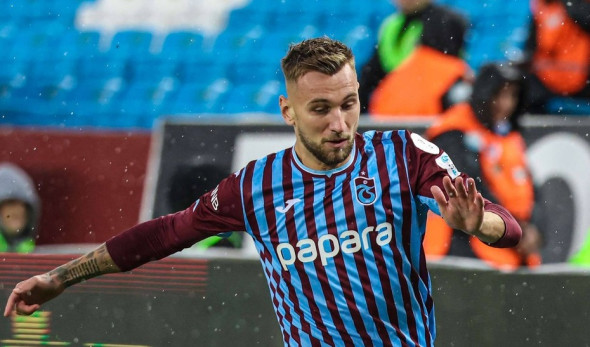 Denis Dragus of Trabzonspor during the Turkish Super league match between Trabzonspor and Basaksehir FK at Papara Stadiu