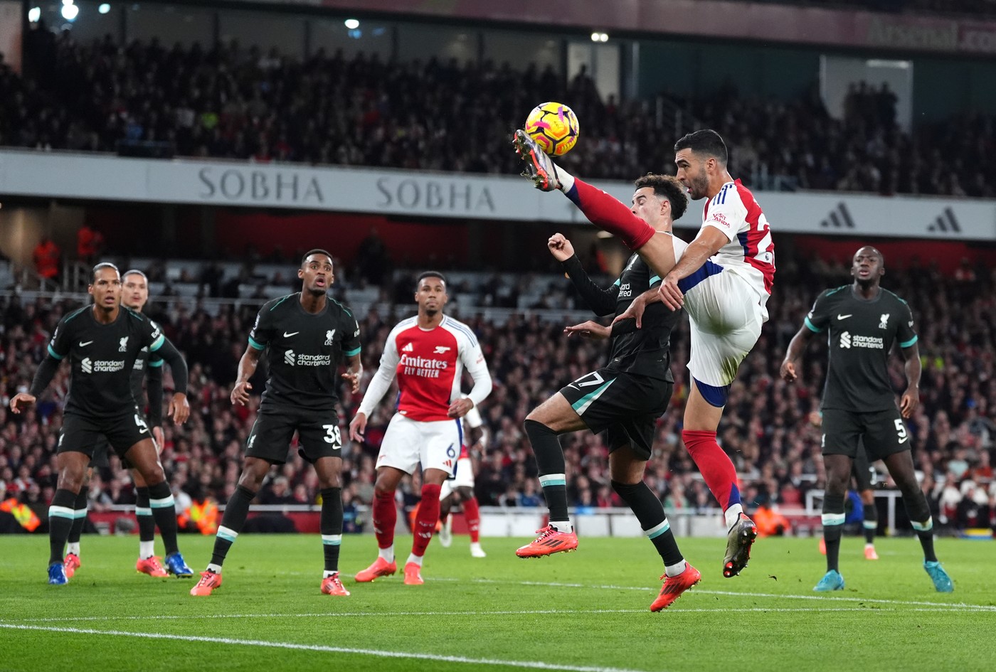 Arsenal - Liverpool 2-1, ACUM, DGS 1. Gool Mikel Merino! Derby pe Emirates între ”Tunari” și ”Cormorani”