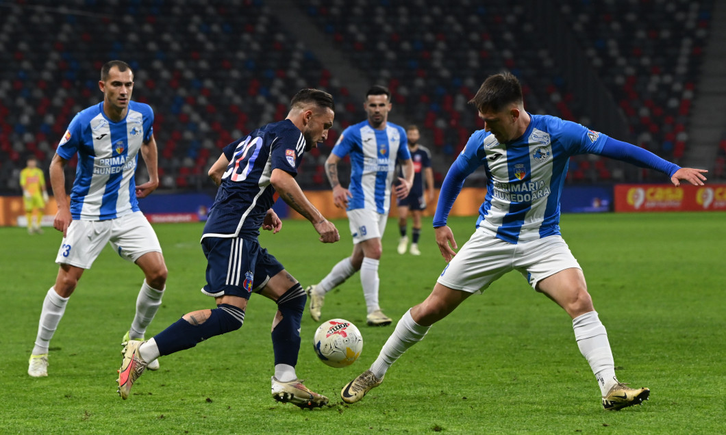 FOTBAL:STEAUA BUCURESTI-CORVINUL HUNEDOARA, LIGA 2 CASA PARIURILOR (1.11.2024)