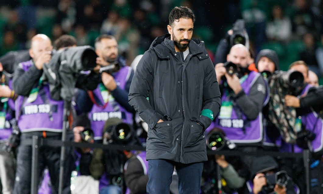 Ruben Amorim seen during Liga Portugal game between teams of Sporting CP and CF Estrela Amadora at Estadio Jose Alvalade