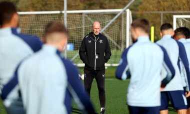 Rangers press conference and training session, The Rangers Training Centre, Glasgow, Scotland, UK - 29 Oct 2024