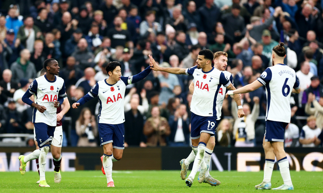 Tottenham Hotspur v Aston Villa, Premier League, Football, Tottenham Hotspur Stadium, London, UK - 03 Nov 2024