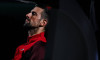 SHANGHAI, CHINA - OCTOBER 13: Novak Djokovic of Serbia reacts after the Men s Singles Final match on against Jannik Sinn