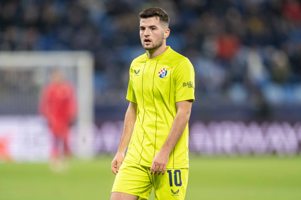 Martin Baturina during UEFA Champions league match, SK Slovan Bratislava - GNK Dinamo Zagreb , 05. november 2024, Teheln