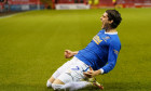 Rangers' Ianis Hagi celebrates scoring his sides first goal of the game during the cinch Premiership match at Pittodrie Stadium, Aberdeen. Picture date: Tuesday January 18, 2022.