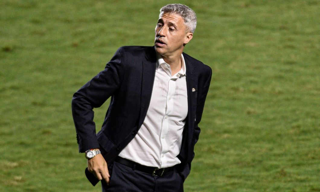 Rio De Janeiro, Brazil. 04th Aug, 2021. Coach Hernan Crespo during a match between Vasco x So Paulo, valid for the Copa do Brasil 2021, held at the So Janurio Stadium, Rio de Janeiro/RJ, this Wednesday (4th). Credit: Nayra Halm/FotoArena/Alamy Live News