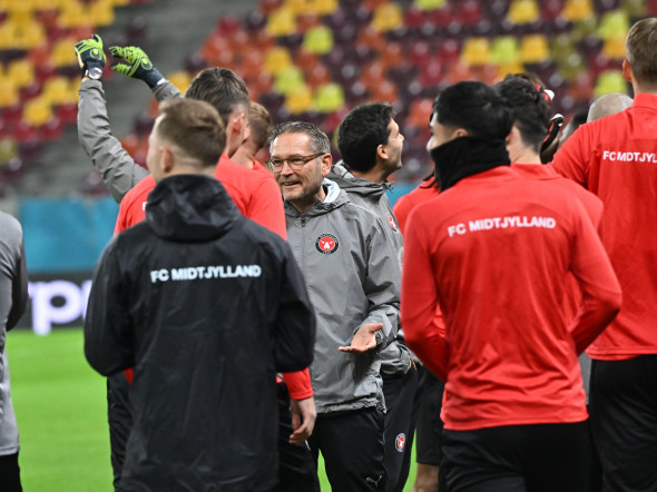 FOTBAL:ANTRENAMENT OFICIAL MIDTJYLLAND MECI FCSB (6.11.2024)